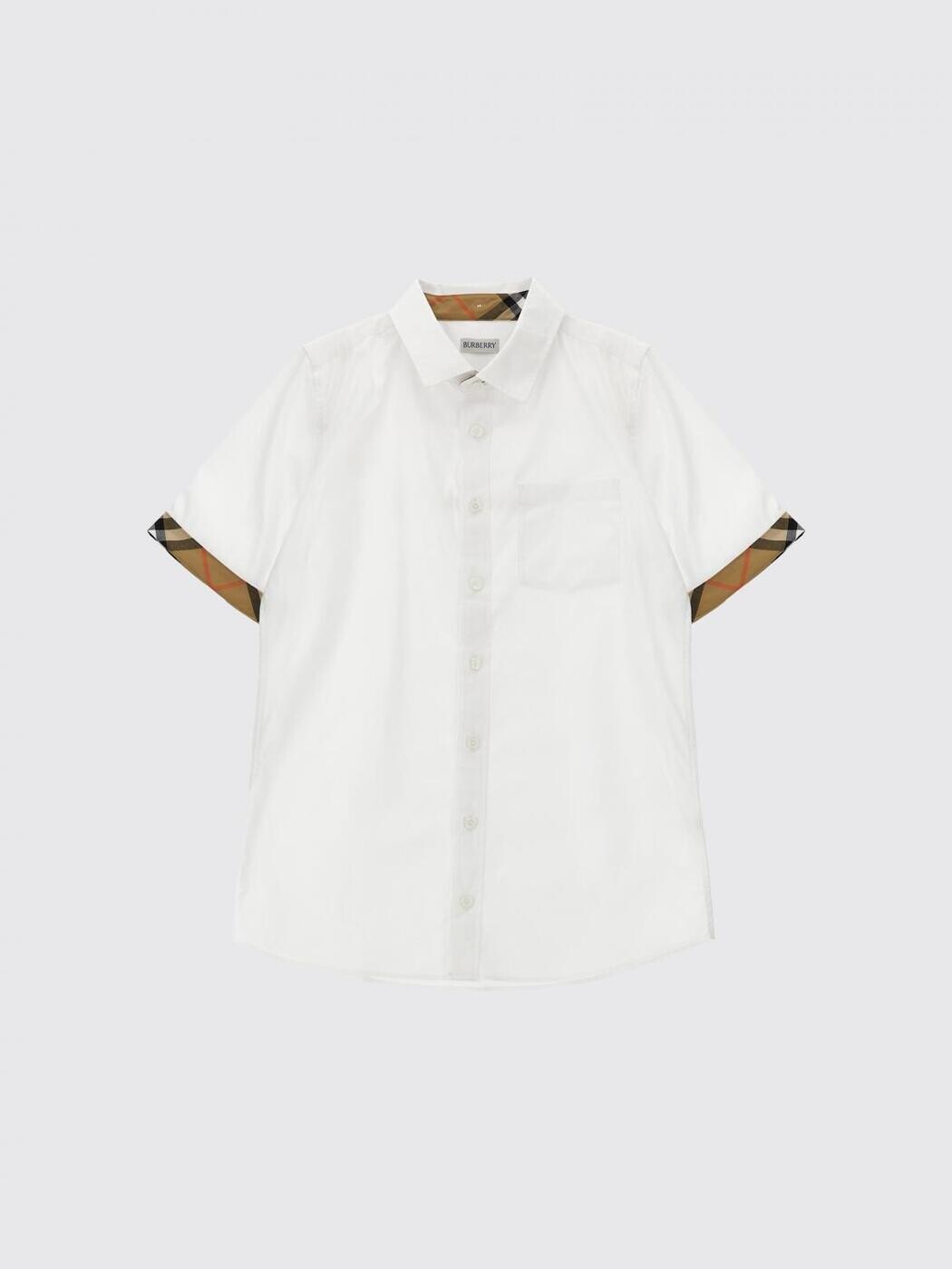 バーバリー BURBERRY プルオーバー ボーイズ 白いこと Casual shirts 8117167 関税 貨物輸送無料 2026SS gi