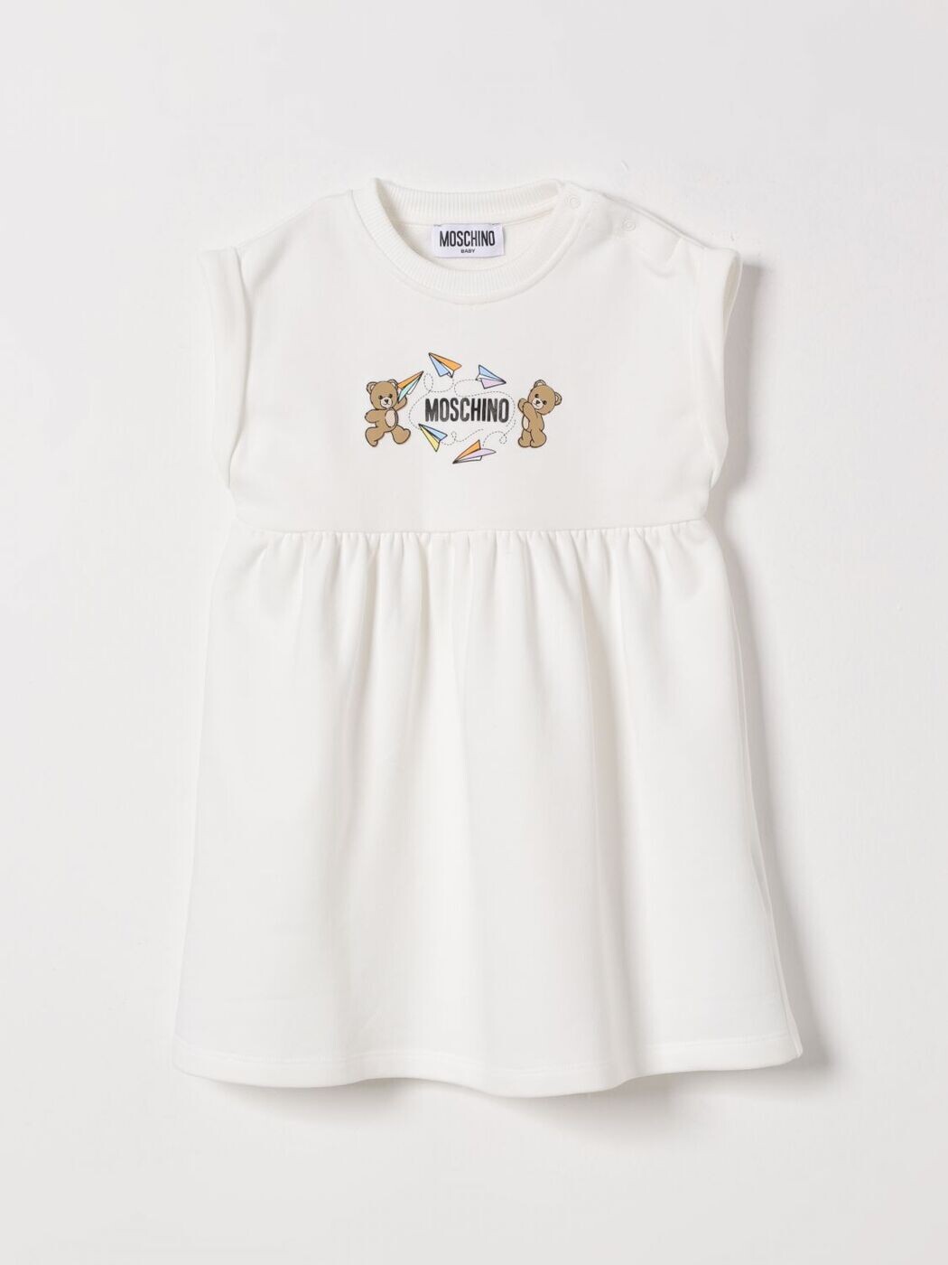 モスキーノ MOSCHINO 衣裳 御召しもの ボーイズ 白いこと Dresses MDV0DFLCA86 関税 貨物輸送無料 2026SS gi