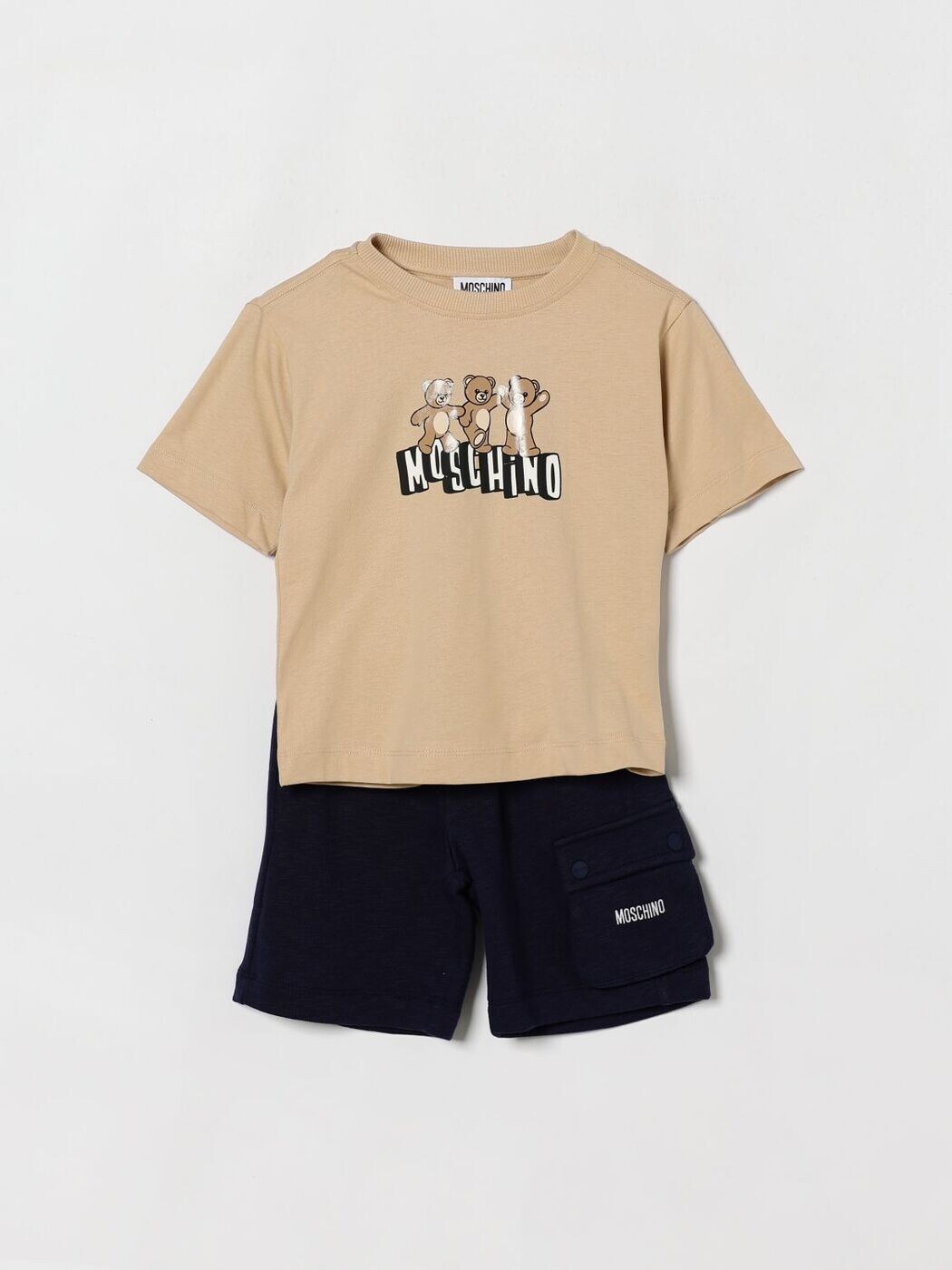 モスキーノ MOSCHINO セットアップ ボーイズ 赤銅色 Jumpsuits HUG00WLCA88 関税 貨物輸送無料 2026SS gi