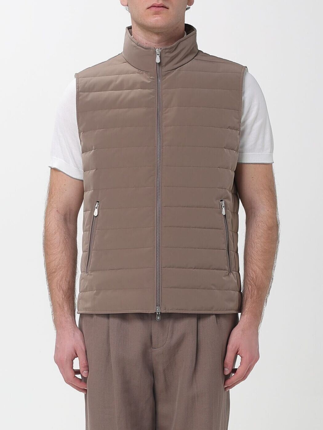 ブルネロ クチネリ BRUNELLO CUCINELLI ジレ より良い メンズ ベージュ Vests MM4791451 関税 貨物輸送無料 2026SS gi
