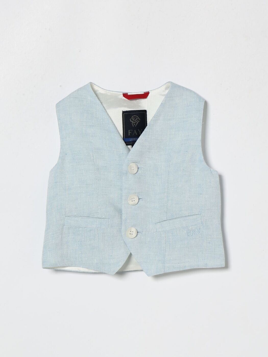 フェイジュニア FAY JUNIOR ジレ より良い ベビーユニセックス Vestcoat FY2542I0318 関税 貨物輸送無料 2026SS gi