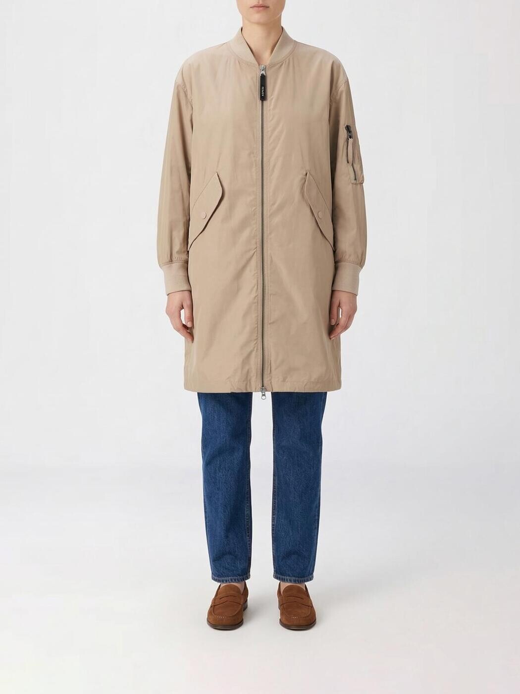 アスペジ ASPESI トレンチコート 厚地の外套 レディース ベージュ Coats and trench coats N622P008 関税 貨物輸送無料 2026SS gi