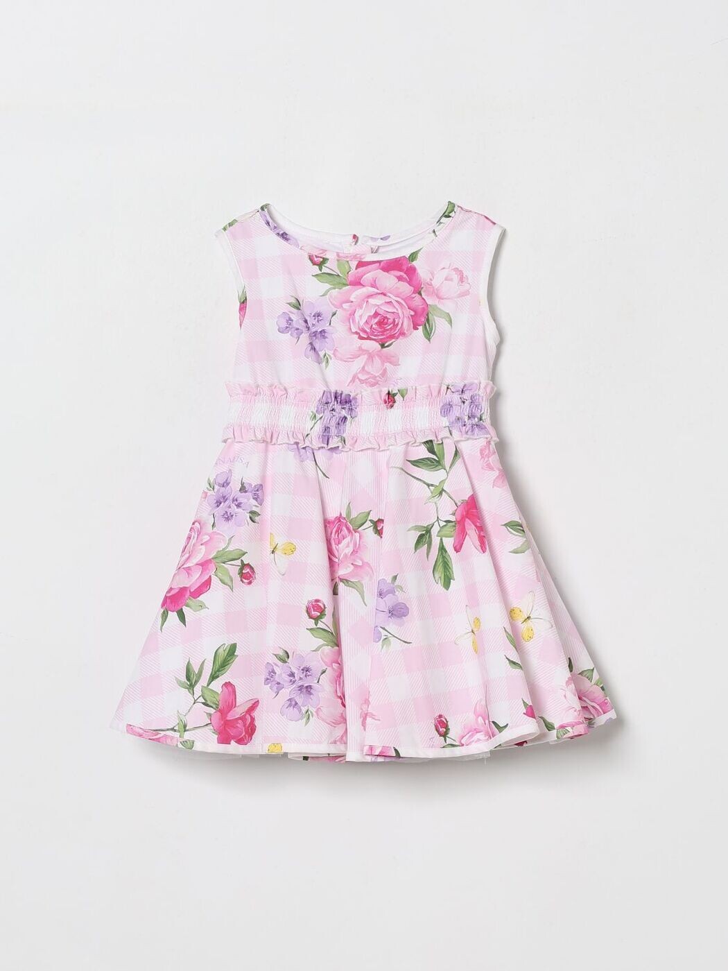 モナリザ MONNALISA ロング御召しもの 御召しもの ガールズ サクラ色 Long dresses 11G9087621 関税 貨物輸送無料 2026SS gi