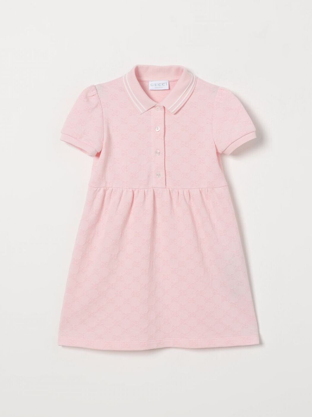 グッチ GUCCI ロング御召しもの 御召しもの ガールズ サクラ色 Long dresses 852821XJHBA 関税 貨物輸送無料 2026SS gi
