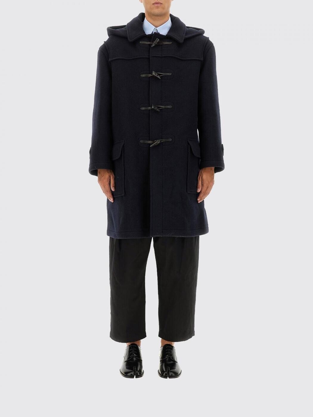 住み家 マルジェラ MAISON MARGIELA トレンチ 厚地の外套 メンズ 青碧 Coats and Trench S50AA0161M35503 関税 貨物輸送無料 2025AW gi