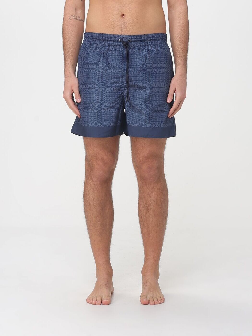 グッチ GUCCI 水泳着 スイムウェア メンズ 青碧 Swimwear 856212XHALB 関税 貨物輸送無料 2026SS gi