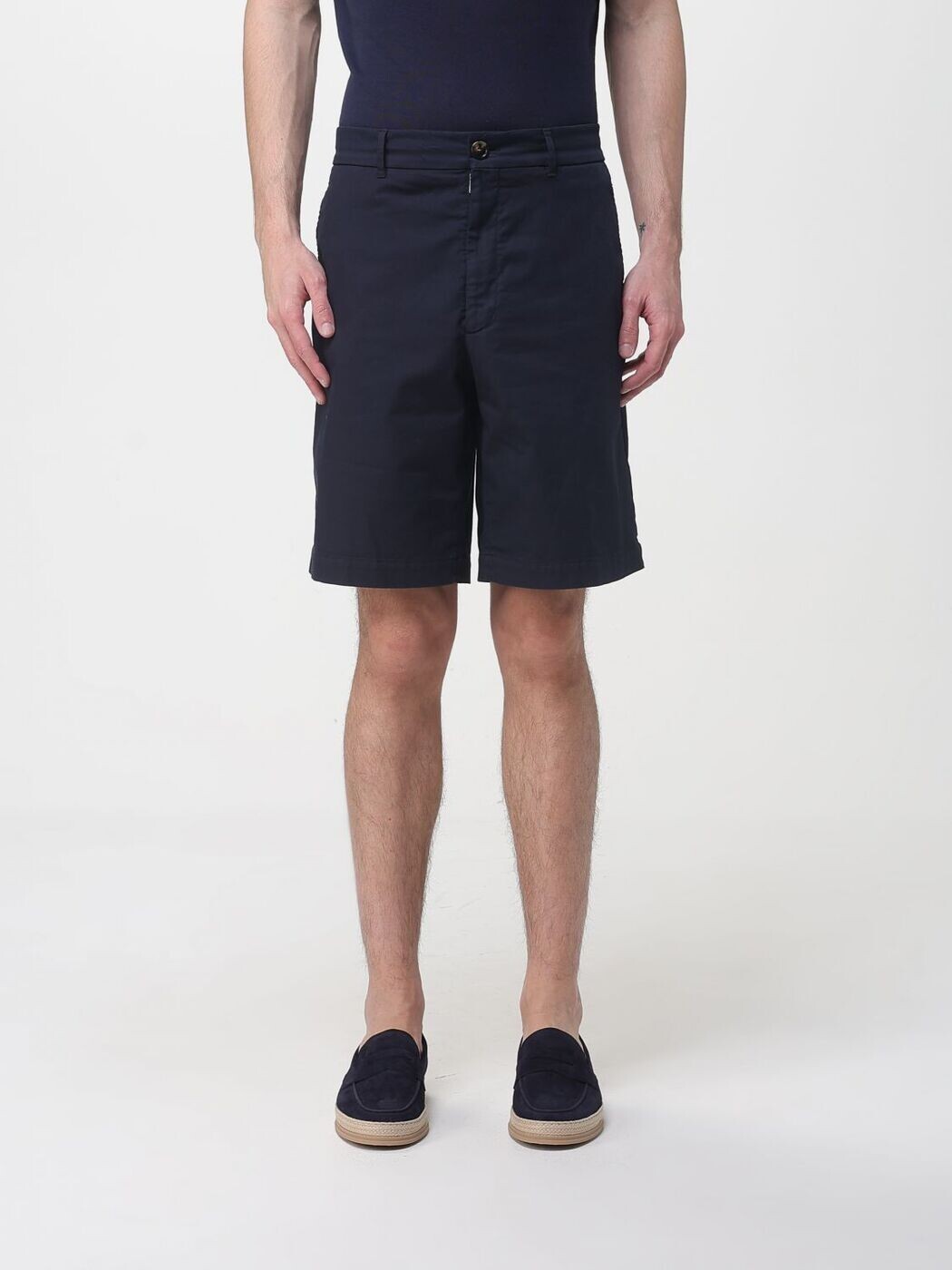 ブルネロ クチネリ BRUNELLO CUCINELLI ショーツ メンズ ブルー Shorts M289LU0010 Blue 関税 送料無料 2026SS gi|BRANDSHOP「il Tesoro」