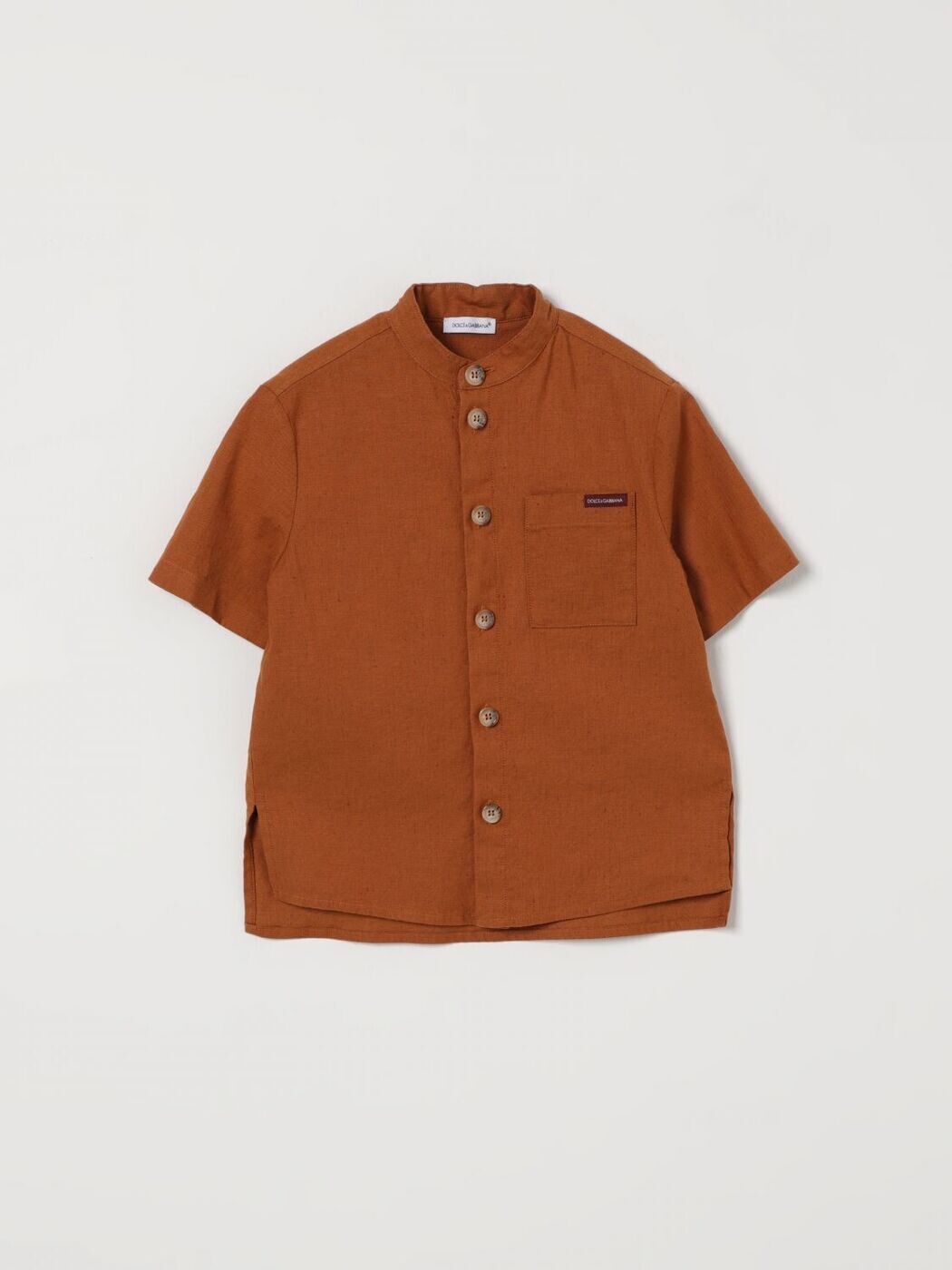 ドルチェ&ガッバーナ DOLCE&GABBANA シャツ ボーイズ ブラウン Casual shirts L44S75LT372 Camel 関税 送料無料 2026SS gi|BRANDSHOP「il Tesoro」