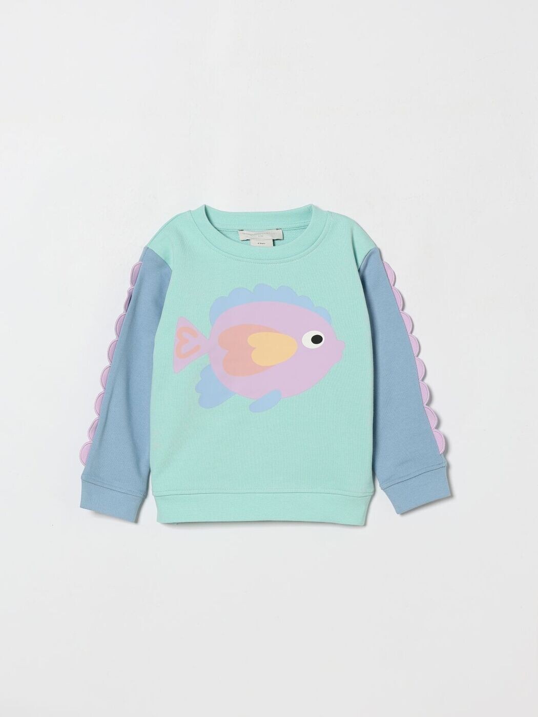 ステラマッカートニー STELLA MCCARTNEY クルーネックジャンパー 編み物御召しもの ガールズ 青碧 Crew neck jumpers TY4A60Z3409 関税 貨物輸送無料 2026SS gi