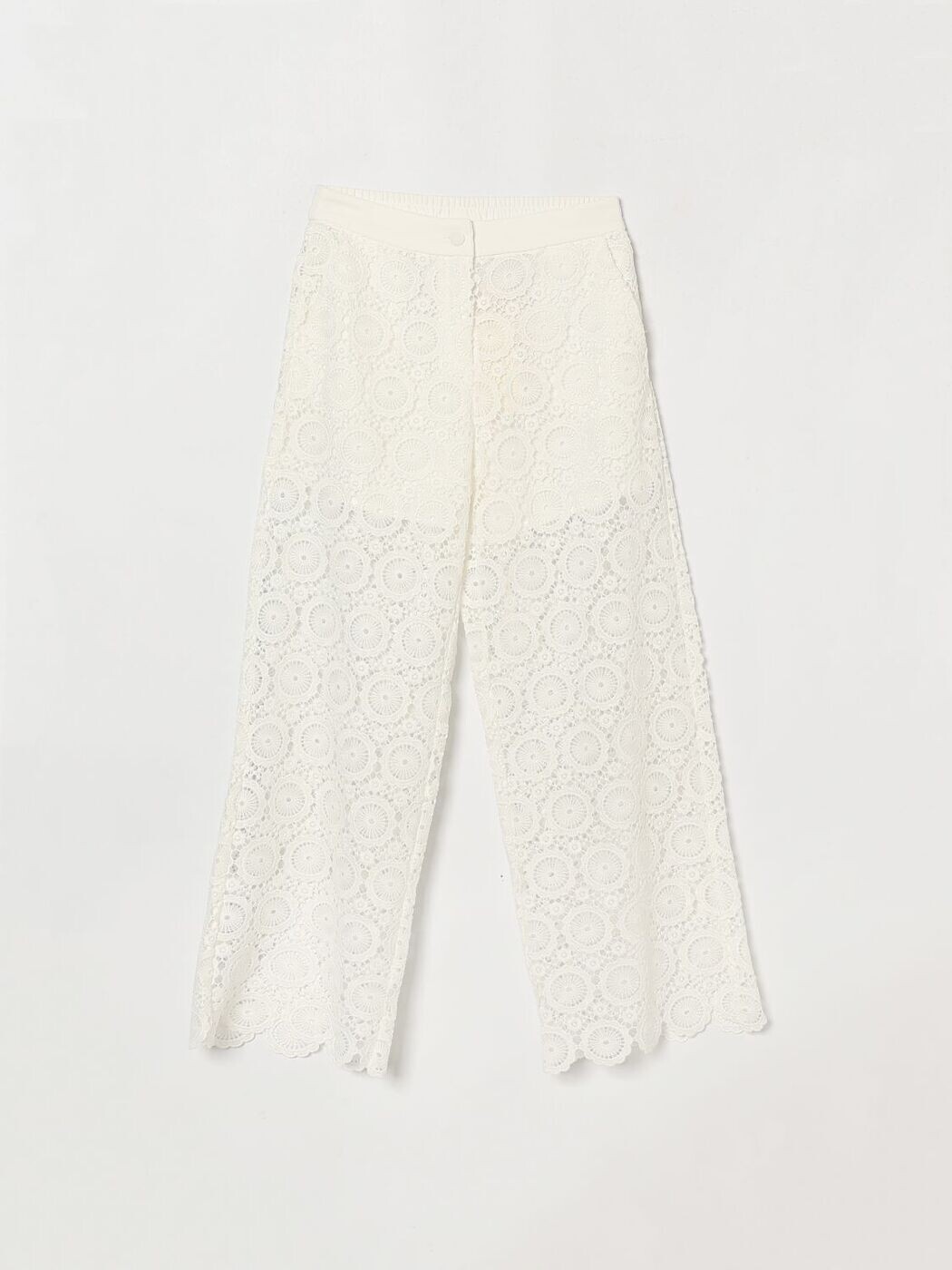 ツイン仕掛ける TWINSET ズボン ズボン下 ガールズ 白いこと Trousers 261GJ2Q21 関税 貨物輸送無料 2026SS gi