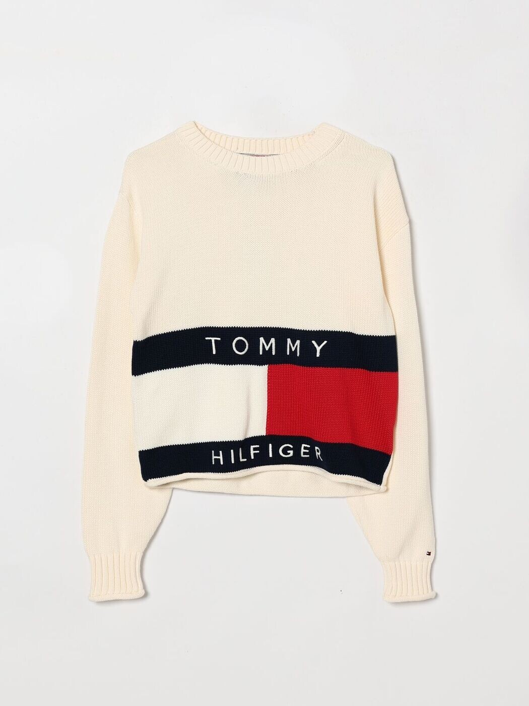 トミー ヒルフィガー TOMMY HILFIGER クルーネックジャンパー 編み物御召しもの ガールズ Crew neck jumpers KG0KG08922 関税 貨物輸送無料 2026SS gi