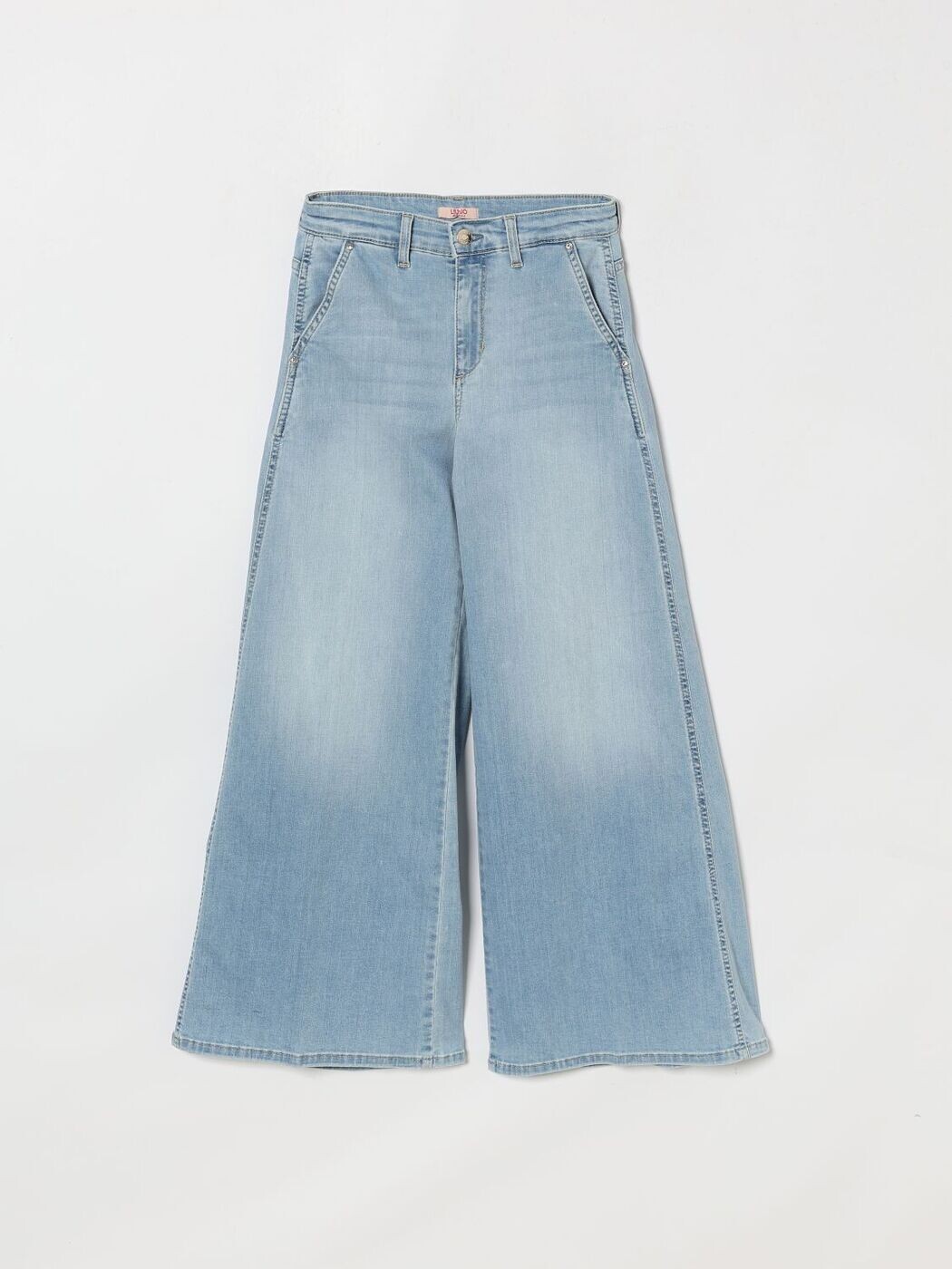 リュー ジョ&mdash; LIU JO レギュラーフィットジーンズ デニム ガールズ ブルー Regular fit jeans GA6070D4800 Blue 関税 送料無料 2026SS gi｜BRANDSHOP「il Tesoro」