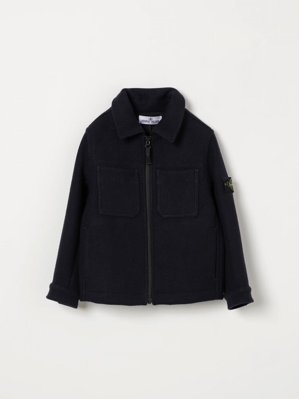 石ころ 島 STONE ISLAND JUNIOR ボンバージャケット 上衣 ボーイズ 青碧 Bomber jackets 100014S0206 関税 貨物輸送無料 2026SS gi