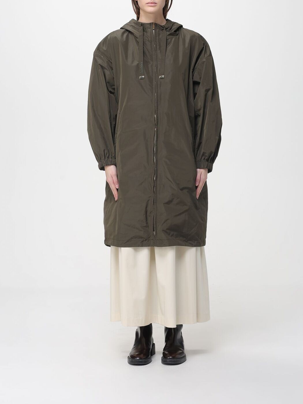 マックス パンパノウサギ ザキューブ MAX MARA THE CUBE トレンチコート 厚地の外套 レディース 緑であること Coats and trench coats 2619021164600 関税 貨物輸送無料 2026SS gi
