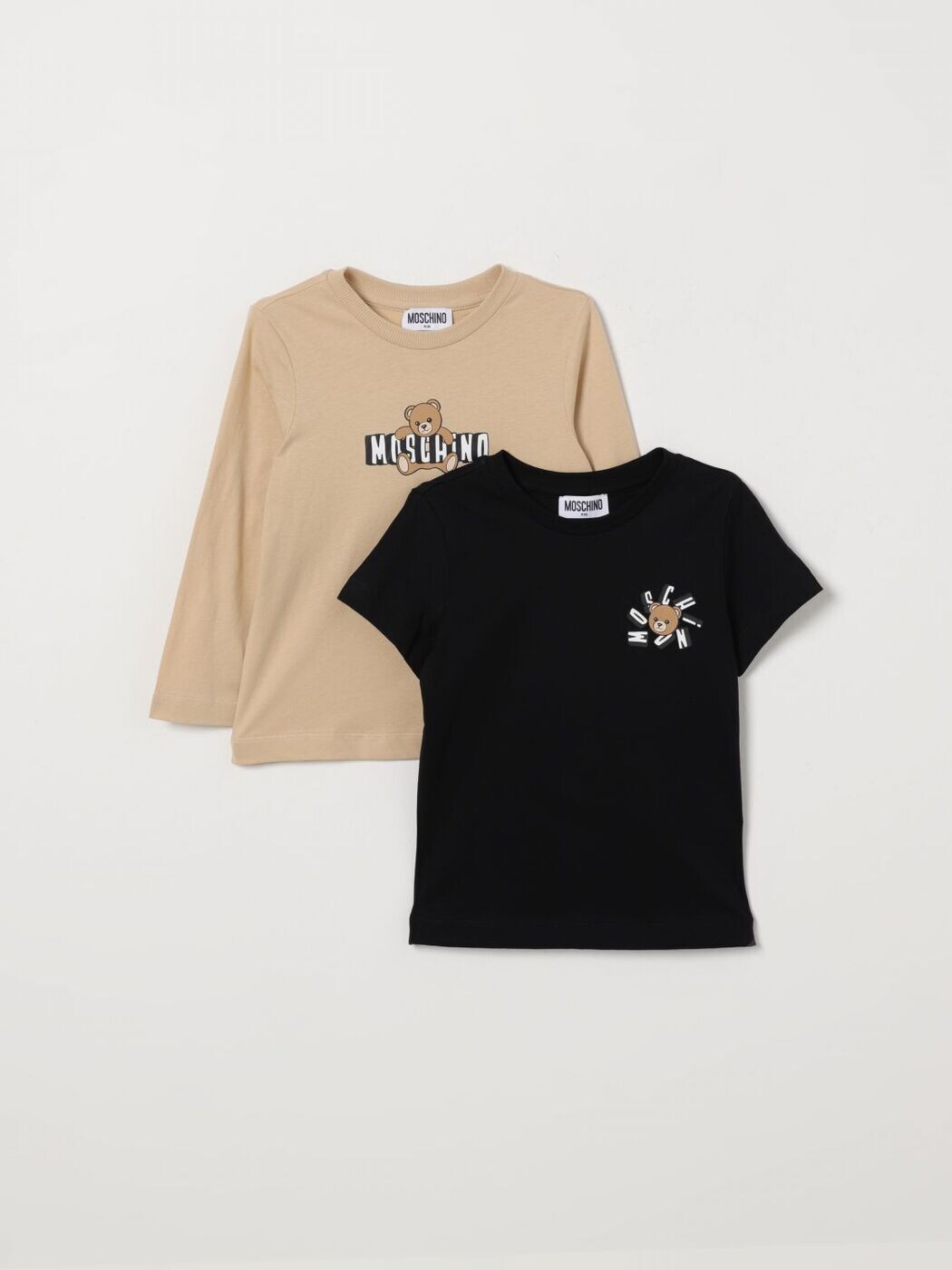 モスキーノ MOSCHINO ロング衣袂ティーシャツ ティーシャツ ボーイズ 赤銅色 Long sleeve t-shirts HZK024LAA03 関税 貨物輸送無料 2026SS gi