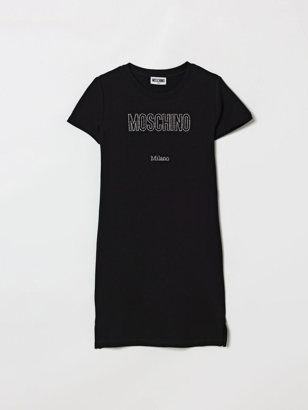 モスキーノ MOSCHINO ロング御召しもの 御召しもの ガールズ 黒いこと Long dresses HDV0HYLDA25 関税 貨物輸送無料 2026SS gi
