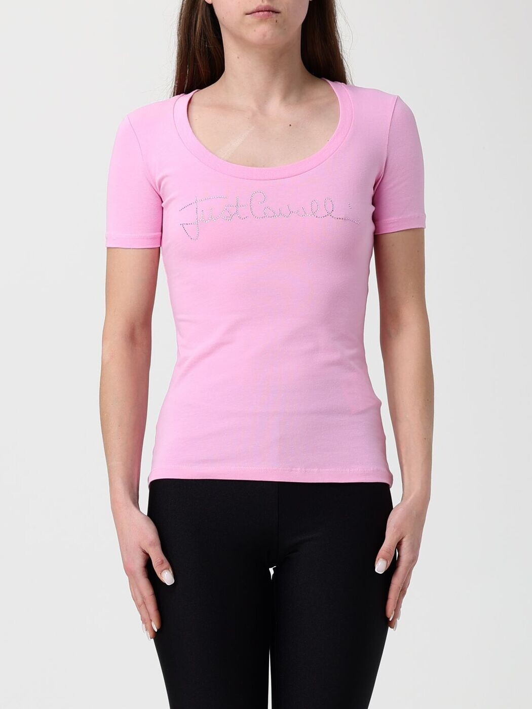 ジャスト カヴァリ JUST CAVALLI スポーツシャツ プルオーバー レディース サクラ色 T-shirts and polo shirts 80PAHE22CJ112 関税 貨物輸送無料 2026SS gi