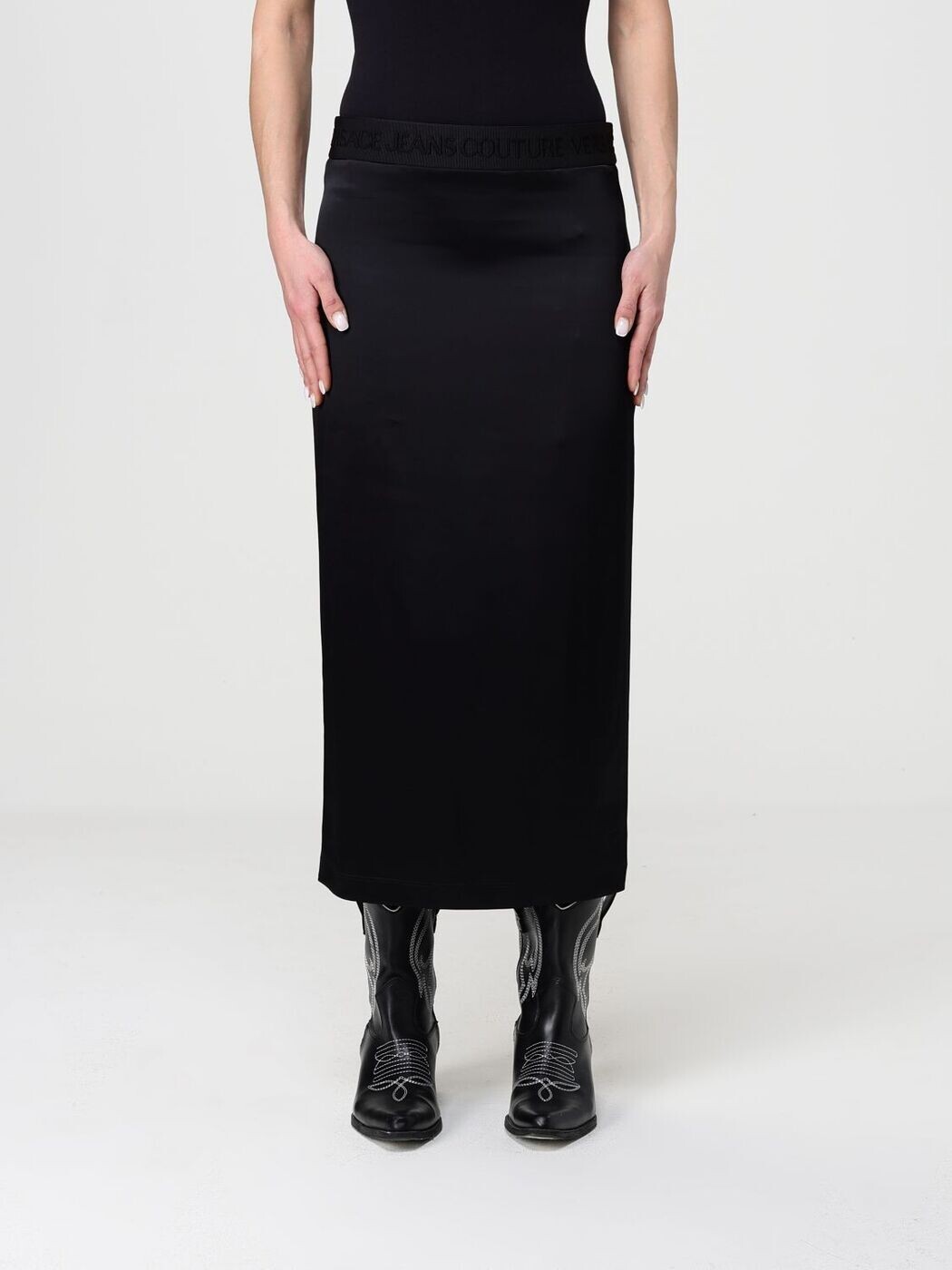 ヴェルサーチェ・ジーンズ・クチュール VERSACE JEANS COUTURE スカート レディース ブラック Skirts 80HAE806N0640 Black 関税 送料無料 2026SS gi|BRANDSHOP「il Tesoro」