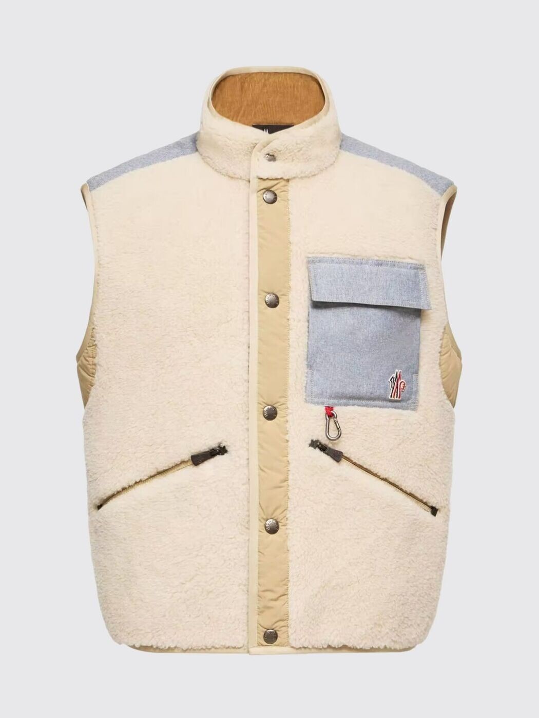 モンク軌跡 MONCLER ジレ より良い メンズ ベージュ Vests L10978G0000689AGK 関税 貨物輸送無料 2026SS gi
