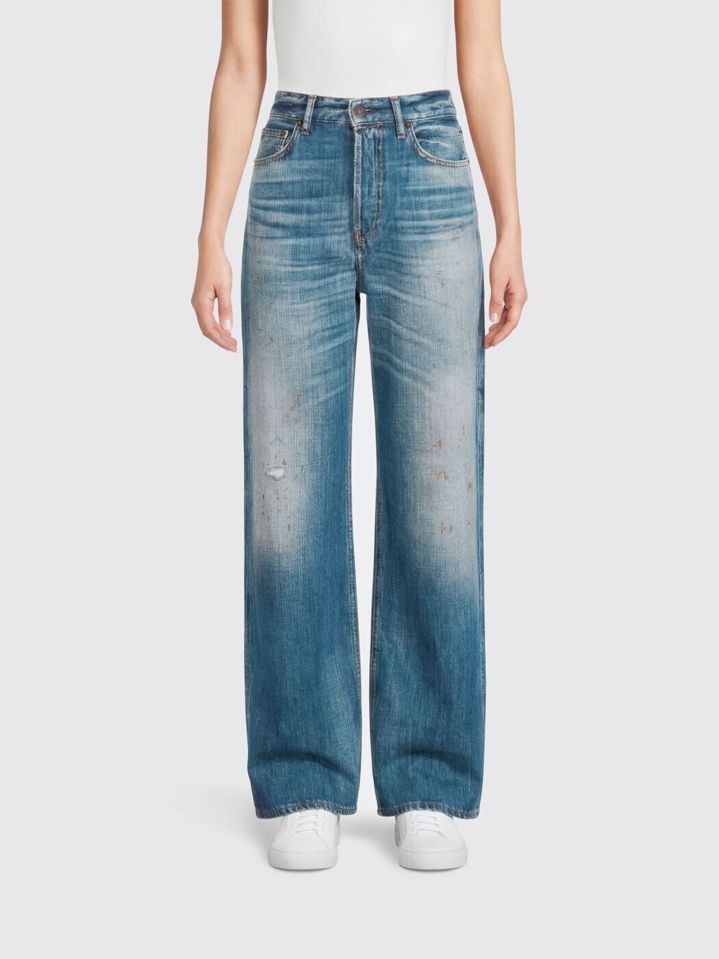 アクネ ストゥディオズ ACNE STUDIOS デニム レディース ブルー Jeans A00577 Blue 関税 送料無料 2026SS gi|BRANDSHOP「il Tesoro」