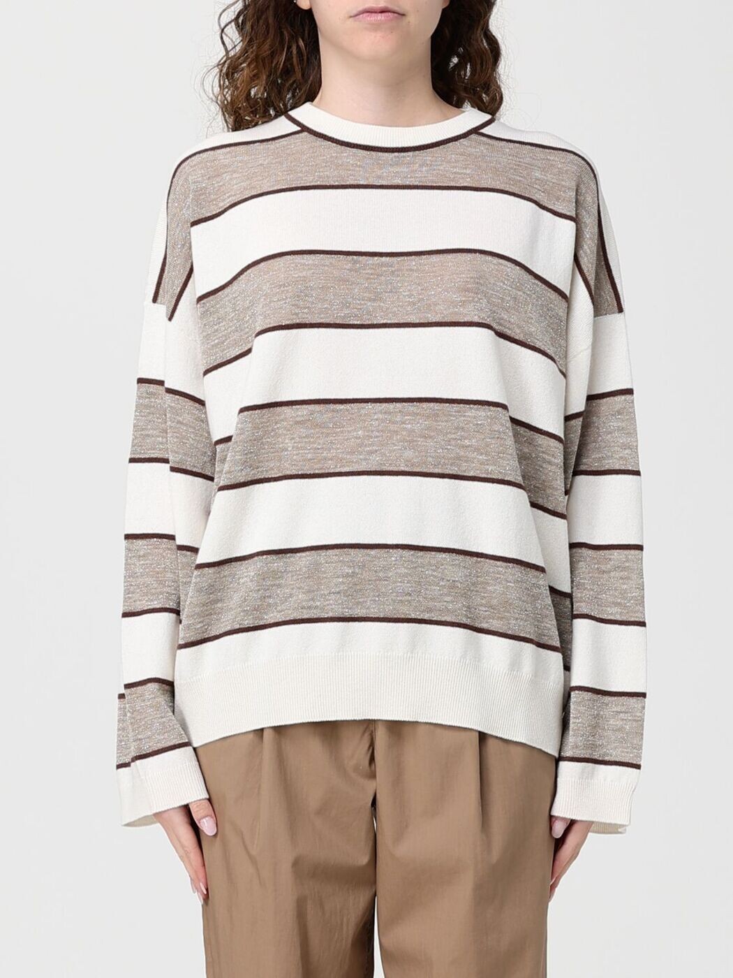ブルネロクチネリ BRUNELLO CUCINELLI スウェーター 編み物お召しもの レディース 赤銅色 Knitwear M16221600 関税 貨物輸送無料 2026SS gi