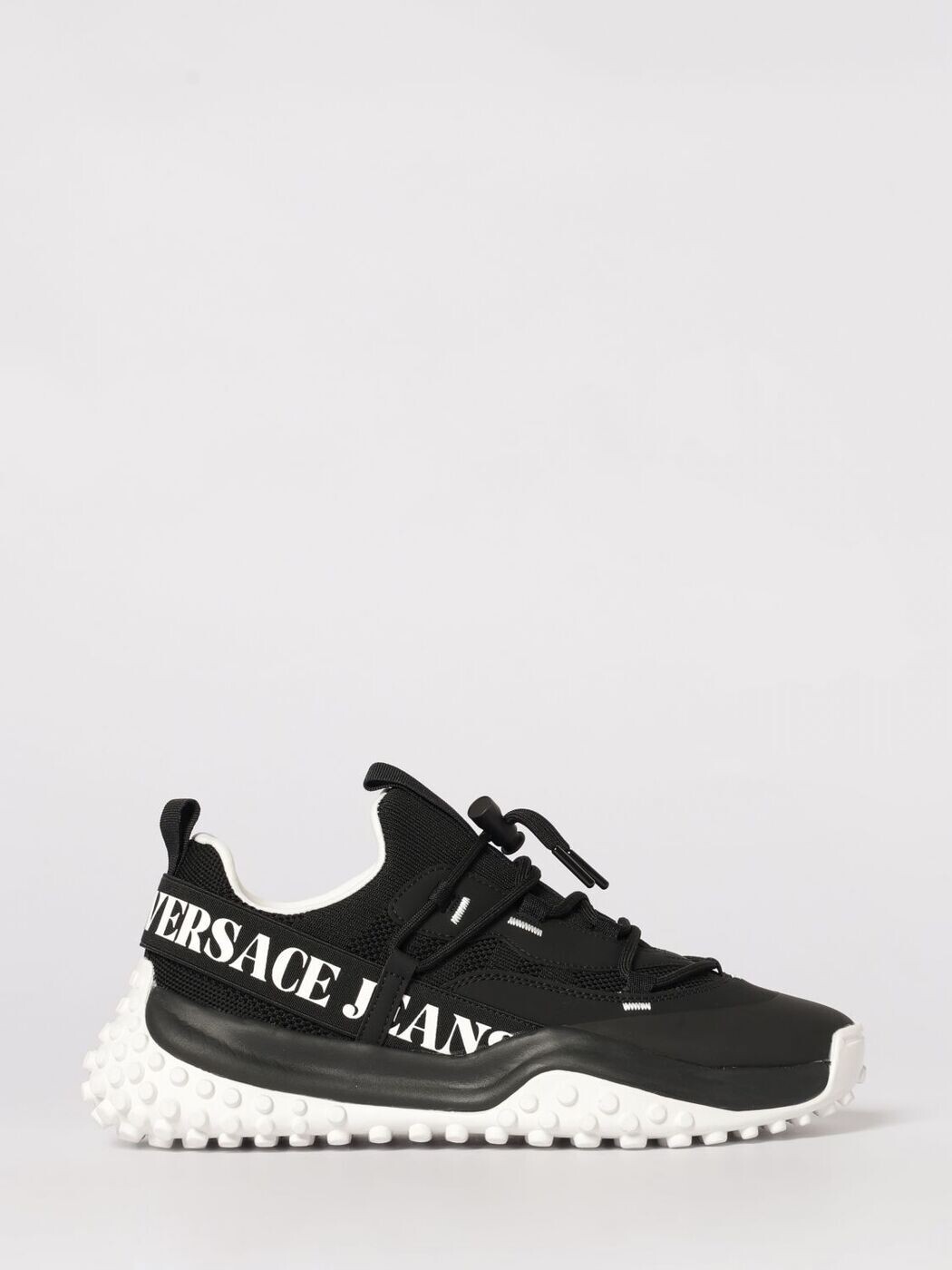 ヴェルサーチ デニム クチュール VERSACE JEANS COUTURE スニーカー メンズ 黒いこと Sneakers 80YA3SN2ZSE10 関税 貨物輸送無料 2026SS gi