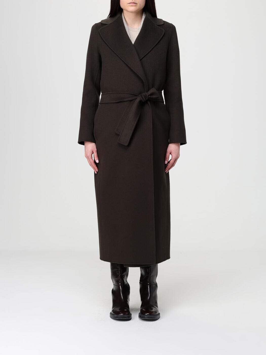 エスマックスマーラ S MAX MARA トレンチコート 厚地の外套 レディース 緑であること Coats and trench coats 2619011061600 関税 貨物輸送無料 2026SS gi