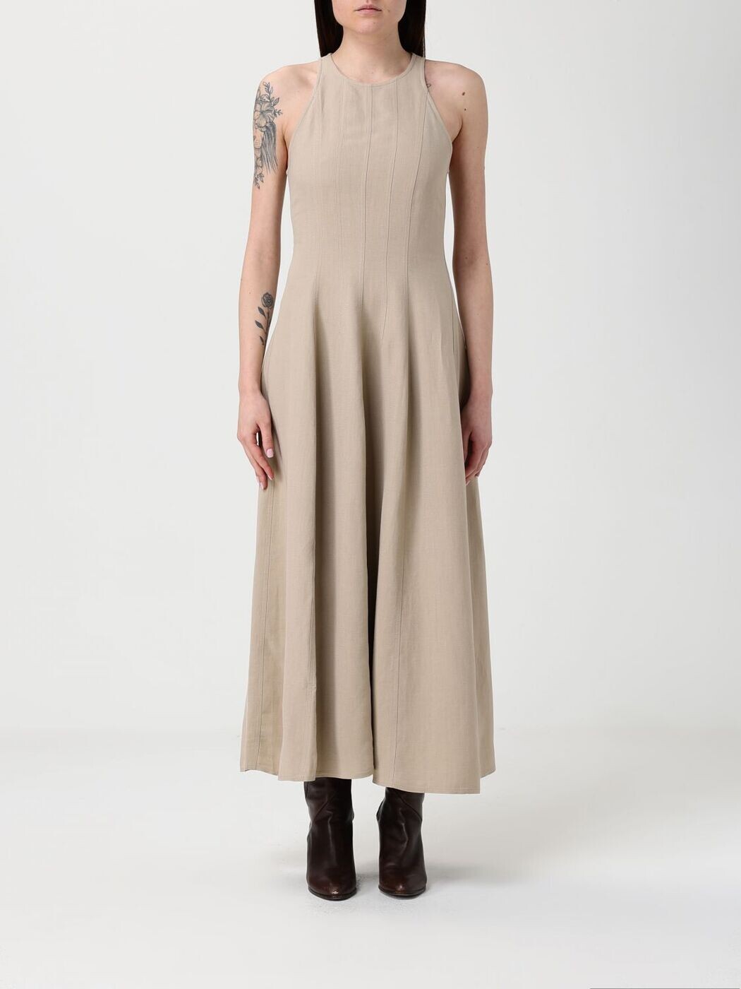 ブルネロクチネリ BRUNELLO CUCINELLI 衣裳 御召しもの レディース ベージュ Dresses MH126A5171 関税 貨物輸送無料 2026SS gi