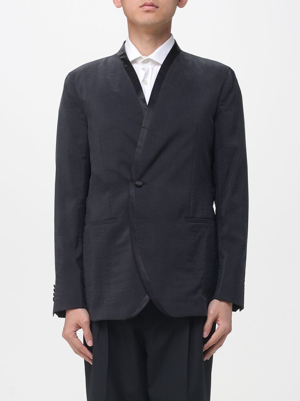 ジョルジオ アルマーニ GIORGIO ARMANI 上衣 メンズ 黒いこと Jackets GM001565TE10081 関税 貨物輸送無料 2026SS gi