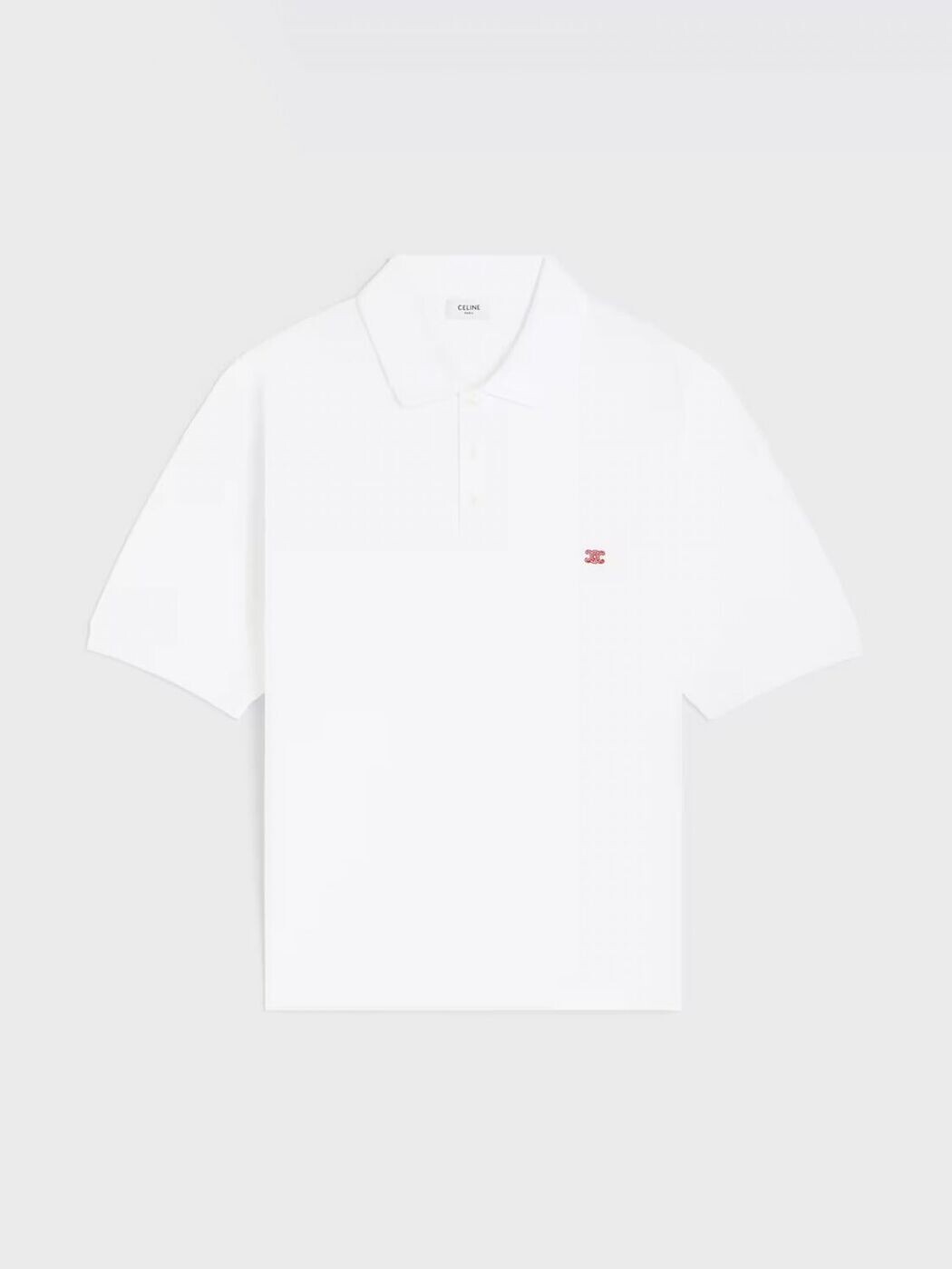 セリーヌ CELINE ポロシャツ メンズ ホワイト Polo shirts RX0EV2L55 White 関税 送料無料 2026SS gi|BRANDSHOP「il Tesoro」