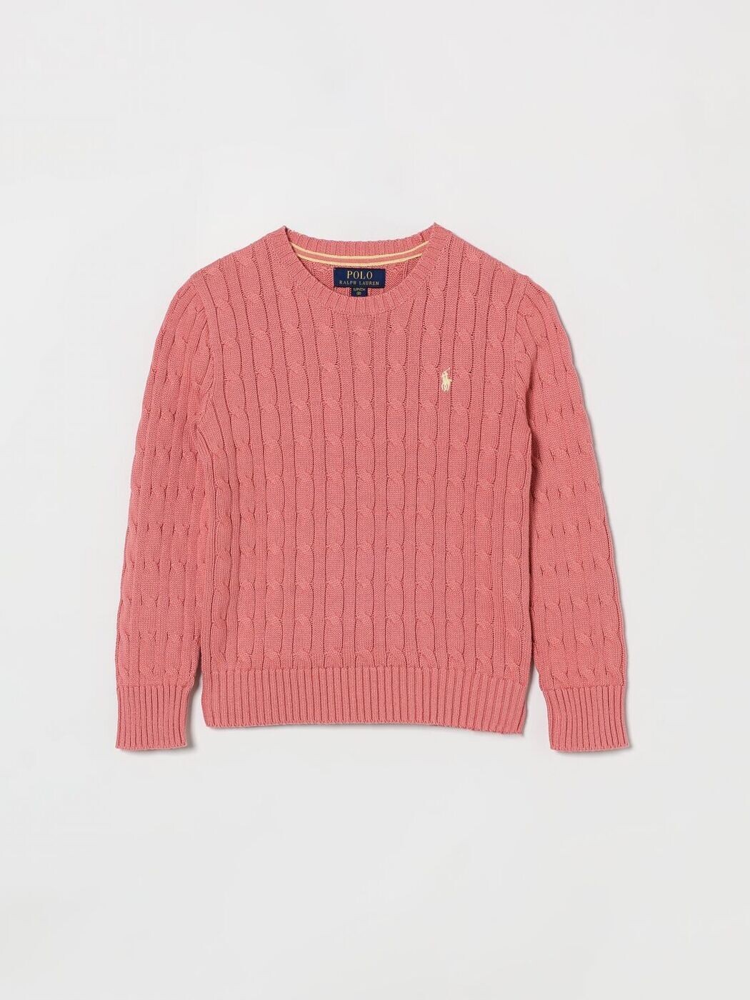 ポロ・ラルフローレン POLO RALPH LAUREN クルーネックジャンパー 編み物御召しもの ボーイズ さくら色 Crew neck jumpers 323702674 関税 貨物輸送無料 2026SS gi