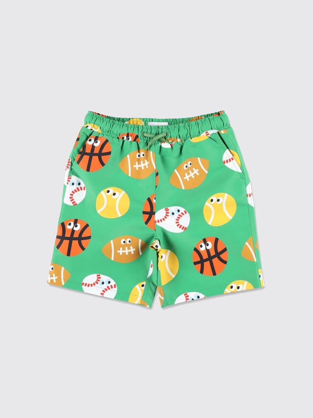 ステラマッカートニー STELLA MCCARTNEY 塩水ズボン下 スイムウェア ボーイズ 緑であること Swim shorts TYCP99Z3529 関税 貨物輸送無料 2026SS gi