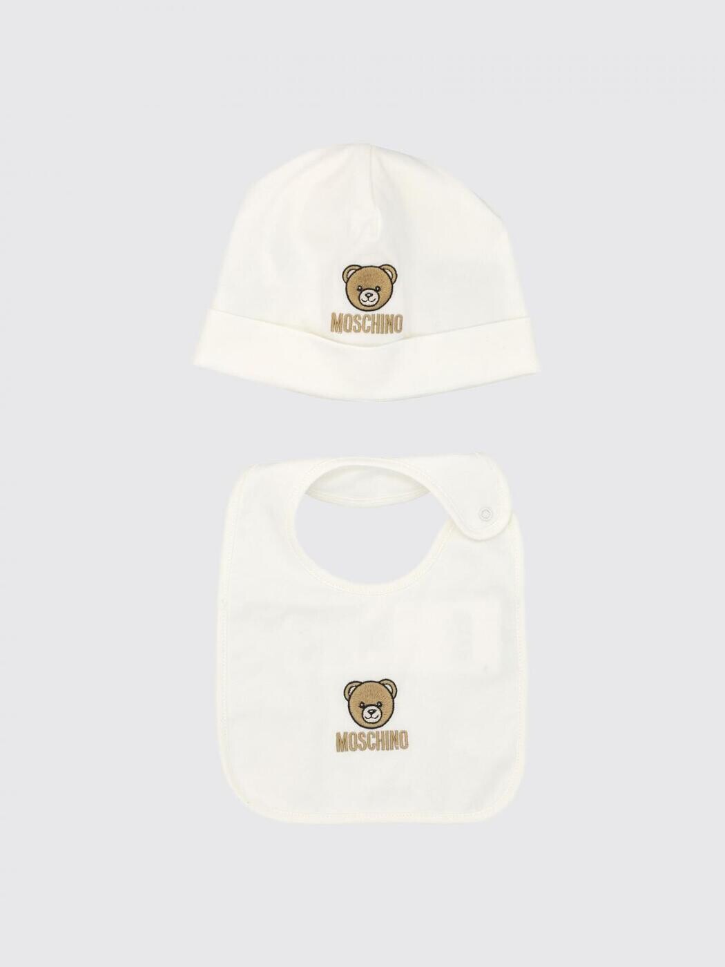 モスキーノ MOSCHINO 流行り物小物 ベビーユニセックス 白いこと Pack MRY03ELAA23 関税 貨物輸送無料 2026SS gi
