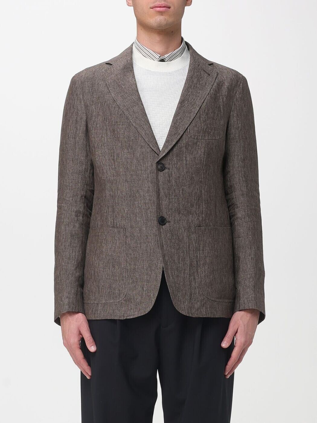 エンポリオ アルマーニ EMPORIO ARMANI ジャケット メンズ ブラウン Jackets EM000070TE10410 Brown 関税 送料無料 2026SS gi｜BRANDSHOP「il Tesoro」