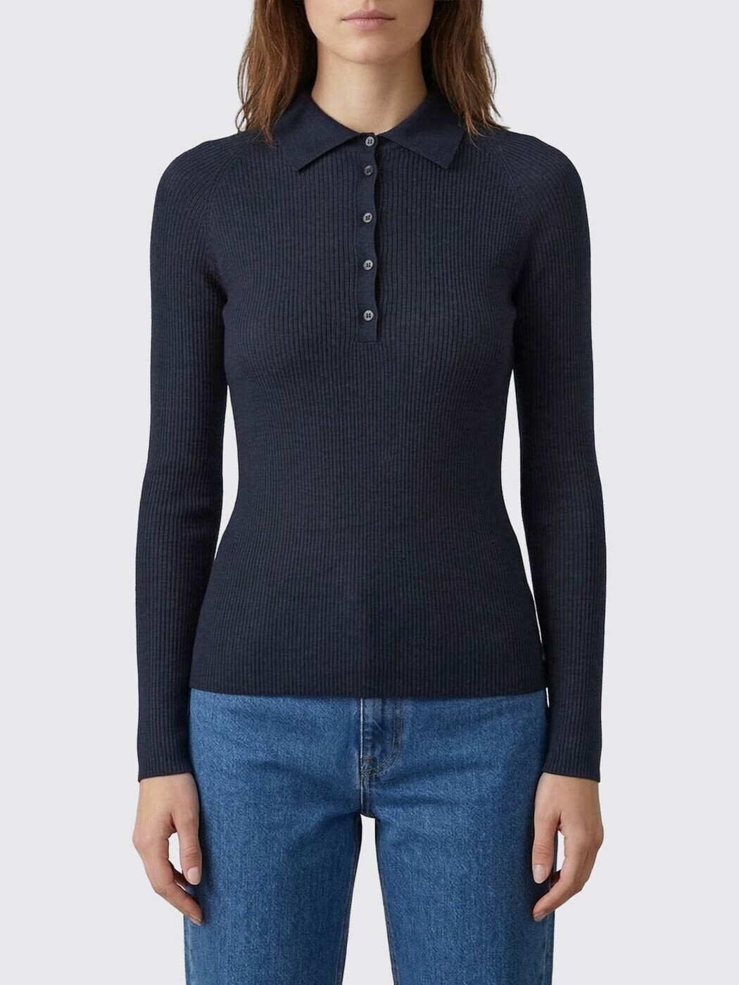 サスファイ SA SU PHI スウェーター 編み物お召しもの レディース 青色 Knitwear S26614 関税 貨物輸送無料 2026SS gi