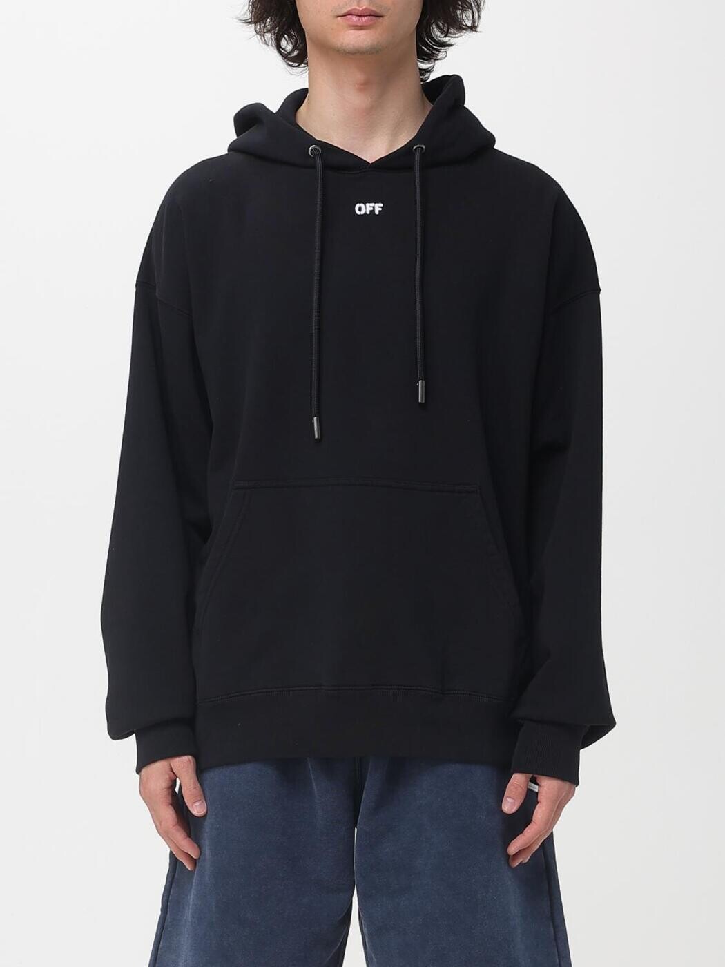 象牙色 OFF WHITE トレーナー 調教師 メンズ 黒いこと Sweatshirts 44MBB085S26F00K 関税 貨物輸送無料 2026SS gi