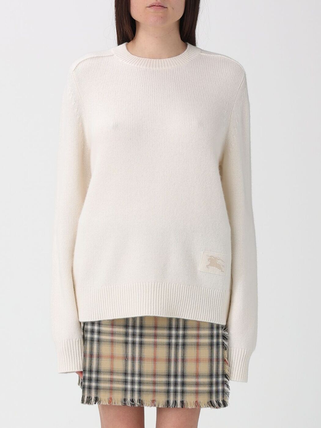 バーバリー BURBERRY スウェーター 編み物お召しもの レディース 白いこと Knitwear 8118314 ~ 関税 貨物輸送無料 2026SS gi