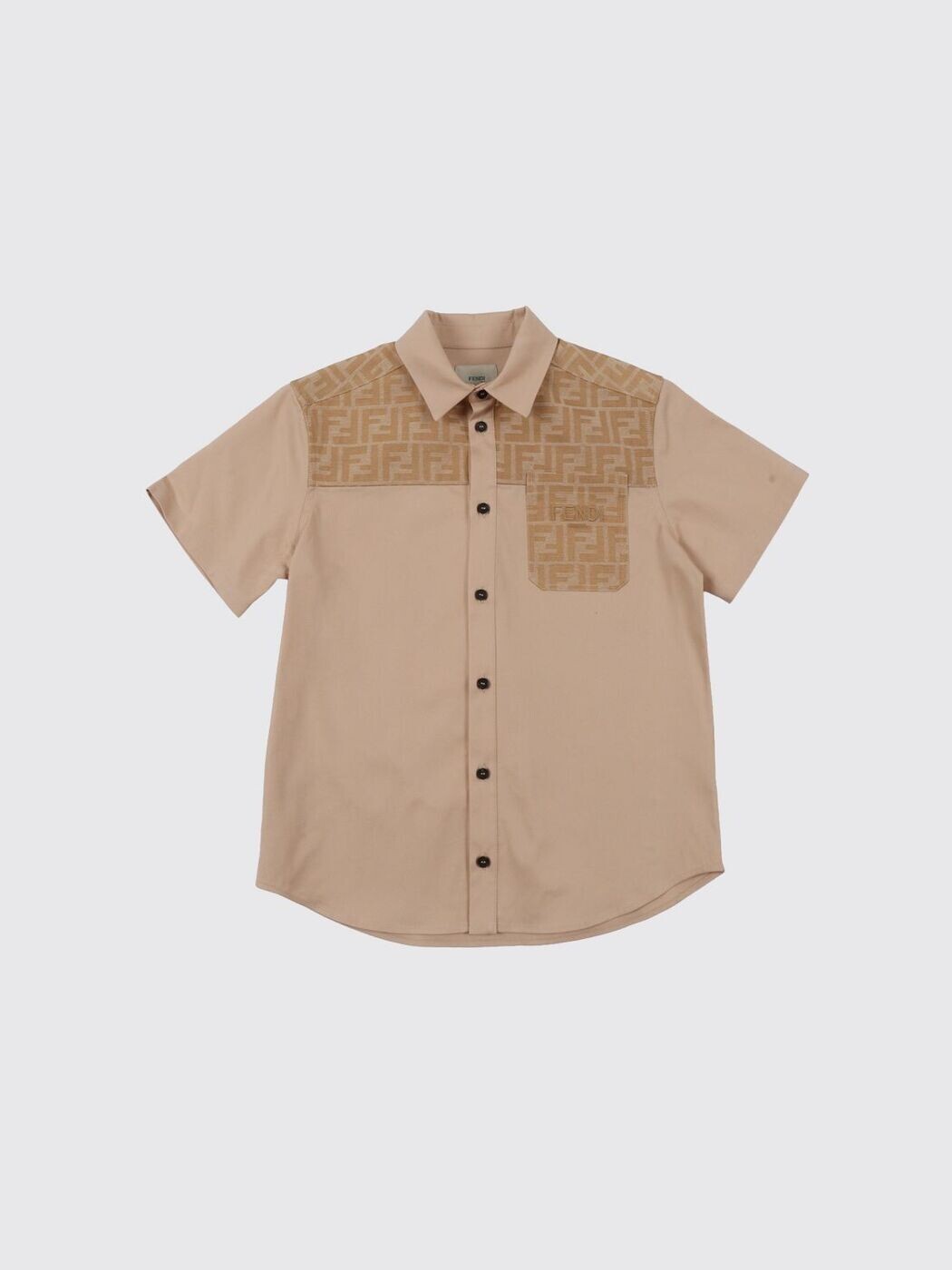 FENDI FENDI プルオーバー ボーイズ 白いこと Casual shirts JMC204AS5Y 関税 貨物輸送無料 2026SS gi