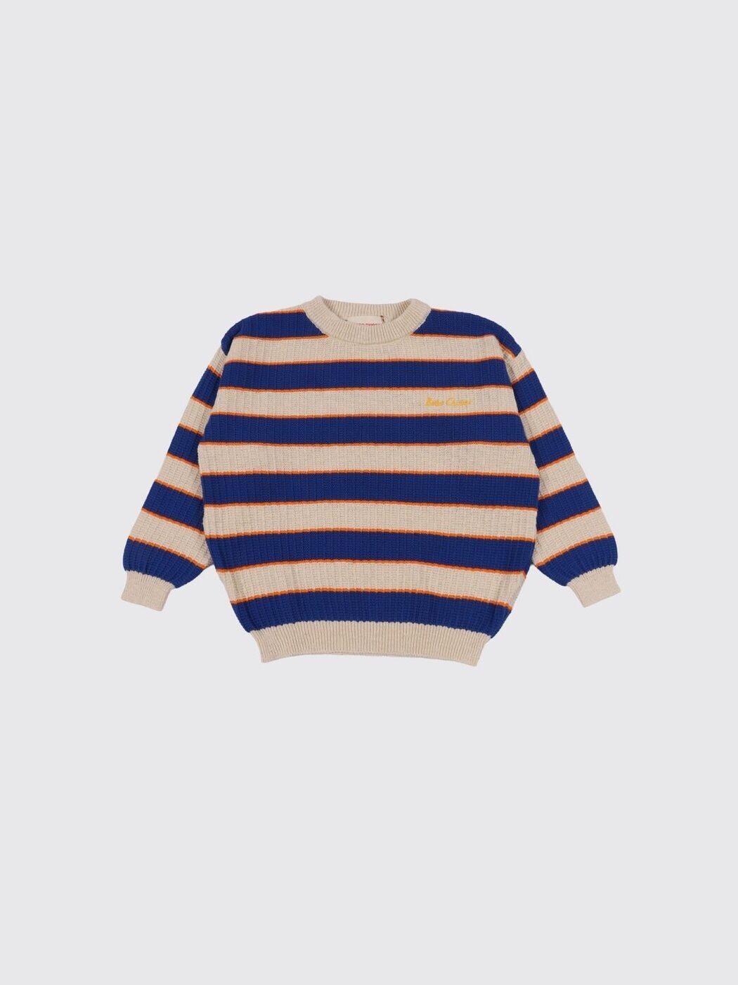 ボボショーズ BOBO CHOSES クルーネックジャンパー 編み物御召しもの ボーイズ 青碧 Crew neck jumpers B126AC112 関税 貨物輸送無料 2026SS gi