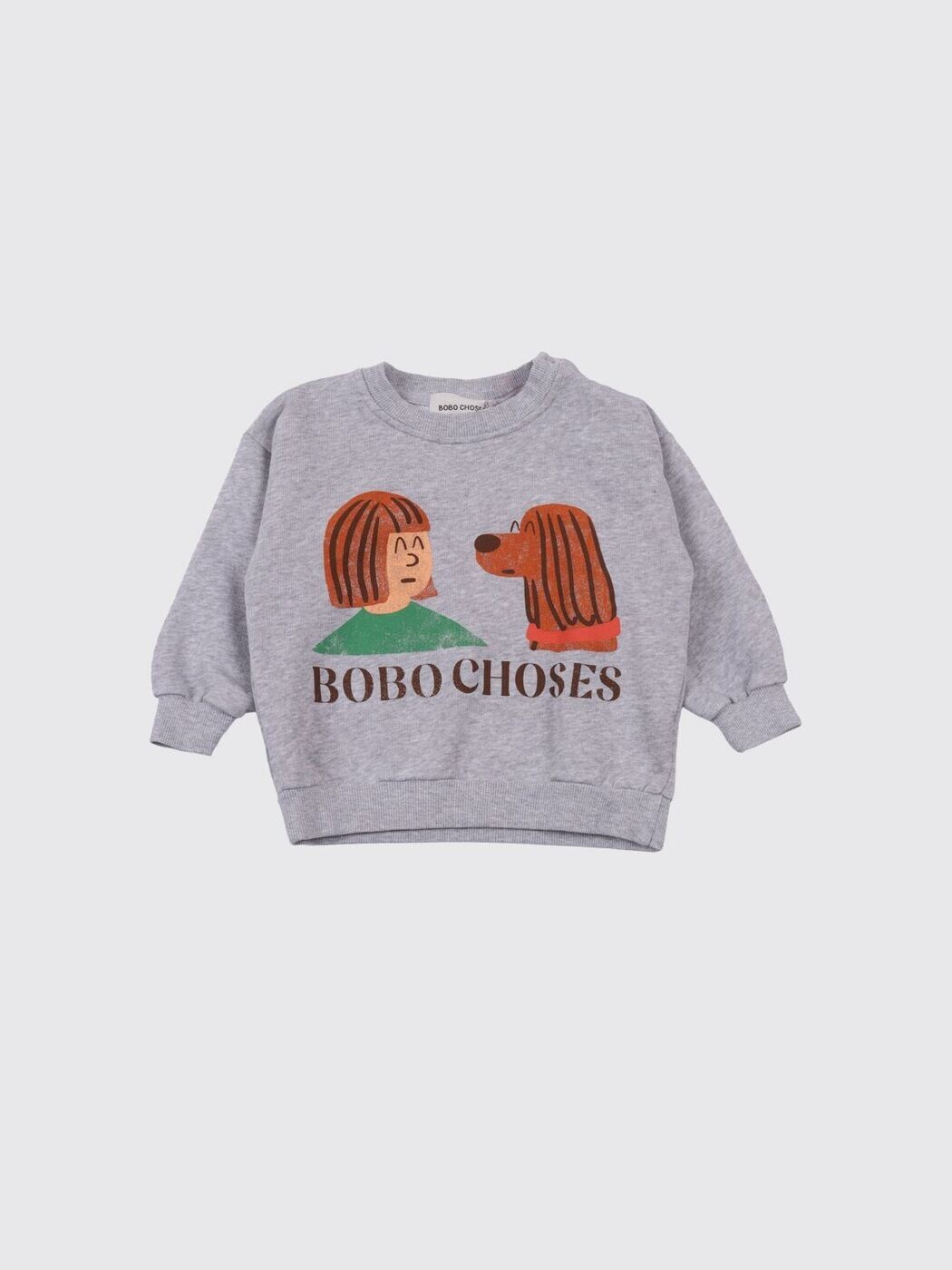 ボボショーズ BOBO CHOSES Tシャツ トップス ベビーユニセックス グレー T-shirt B126AB030 Grey 関税 送料無料 2026SS gi｜BRANDSHOP「il Tesoro」