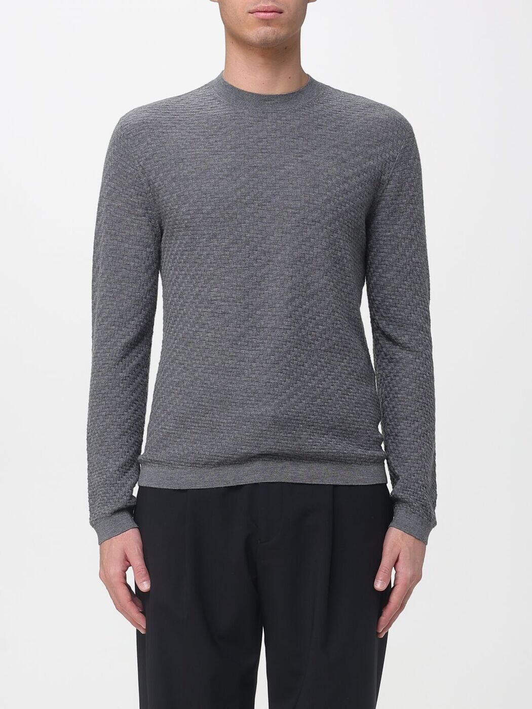 エンポリオ アルマーニ EMPORIO ARMANI セーター ニットウェア メンズ グレー Knitwear EM004742AF23757 関税 送料無料 2026SS gi