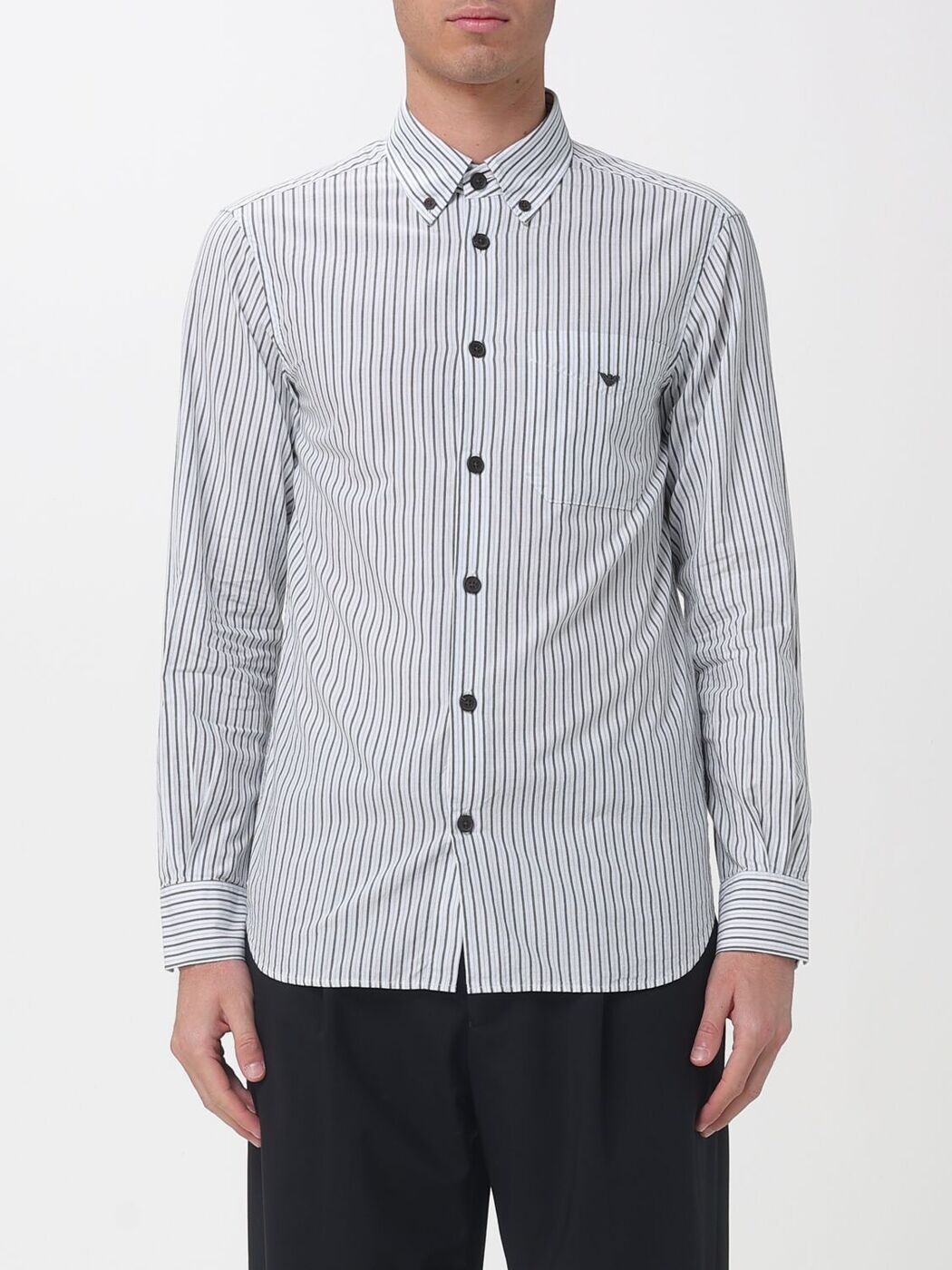 エンポリオ アルマーニ EMPORIO ARMANI シャツ メンズ Shirts EM005429AF24535 Gnawed Blue 関税 送料無料 2026SS gi|BRANDSHOP「il Tesoro」