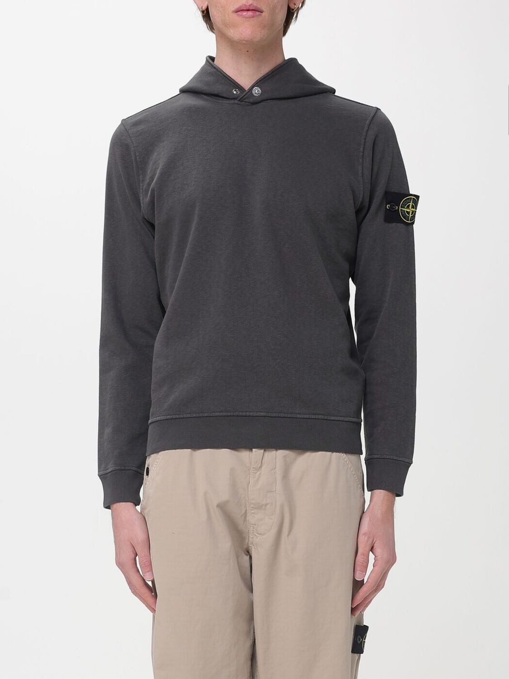 石ころ 島 STONE ISLAND トレイナー 調教師 メンズ 薄墨色 Sweatshirts 6100031S0060 関税 貨物輸送無料 2026SS gi