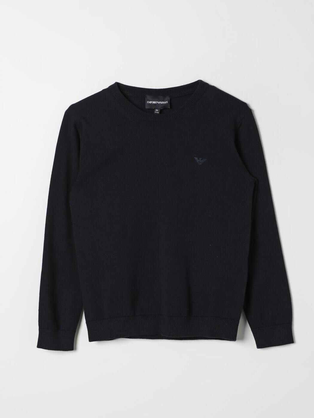 エンポリオ・アルマーニ EMPORIO ARMANI クルーネックジャンパー ニットウェア ボーイズ ネイビー Crew neck jumpers 8N4MA14M16Z 関税 送料無料 2024AW gi