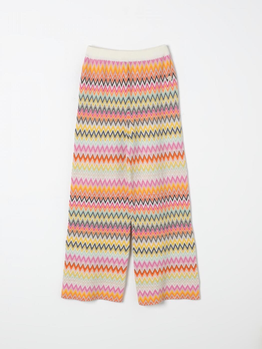 ミッソーニ MISSONI ズボン ズボン下 ガールズ さくら色 Trousers MV6B10W0028 関税 貨物輸送無料 2025AW gi
