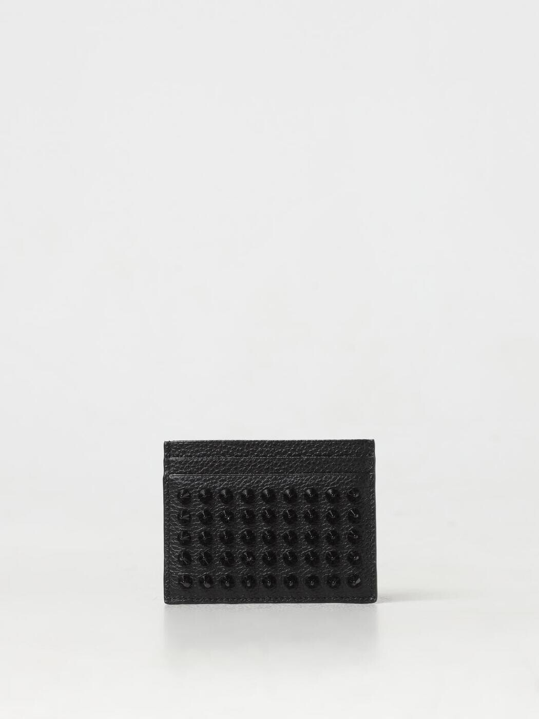 クリスチャンルブタン CHRISTIAN LOUBOUTIN 歌留多保持者 札入れ メンズ 黒いこと Wallets and Card Holders 1175211 関税 貨物輸送無料 2023AW gi バッグ・小物・ブランド雑貨-財布・ケース