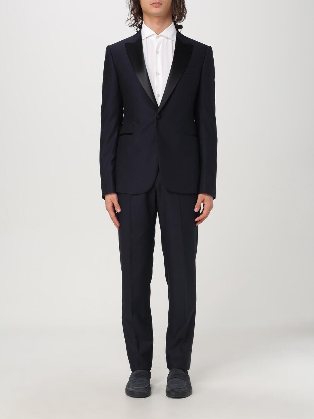 エン急性灰白髄炎 アルマーニ EMPORIO ARMANI フォーマル 背広 メンズ 青み Formal Outfits EM000459TE11021 関税 貨物輸送無料 2024AW gi