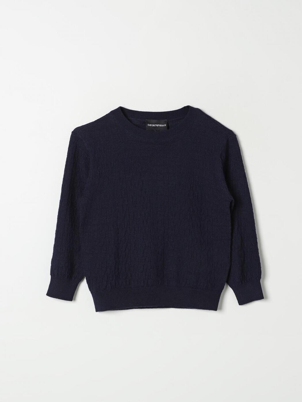 エンポリオ・アルマーニ EMPORIO ARMANI クルーネックジャンパー ニットウェア ボーイズ ブルー Crew neck jumpers 6D4M644MJBZ 関税 送料無料 2025AW gi