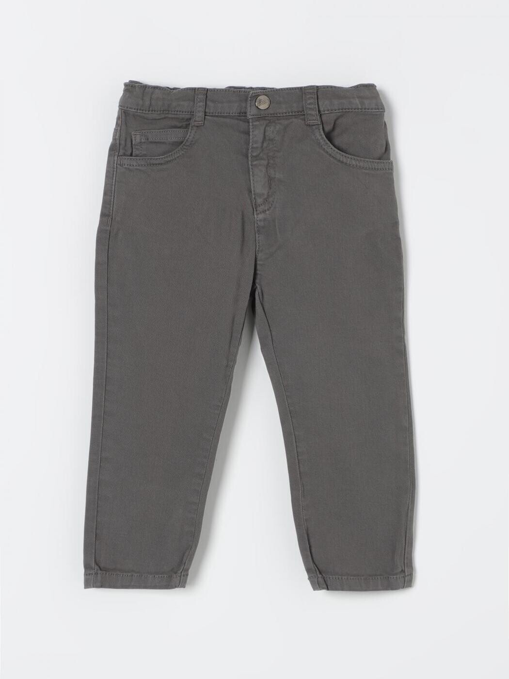 エン急性灰白髄炎 アルマーニ EMPORIO ARMANI ズボン ズボン下 ベビーユニセックス 薄墨色 Pants 8NHJ024N7AZ 関税 貨物輸送無料 2024AW gi