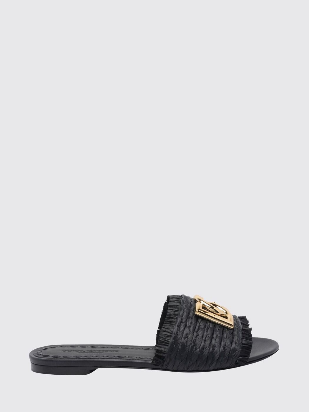 ドルチェ\u0026ガッバーナ DOLCE\u0026GABBANA 木目細かシューズ 木目細かシューズ レディース 黒いこと Flat Shoes CQ0646AN217 関税 貨物輸送無料 2026SS gi